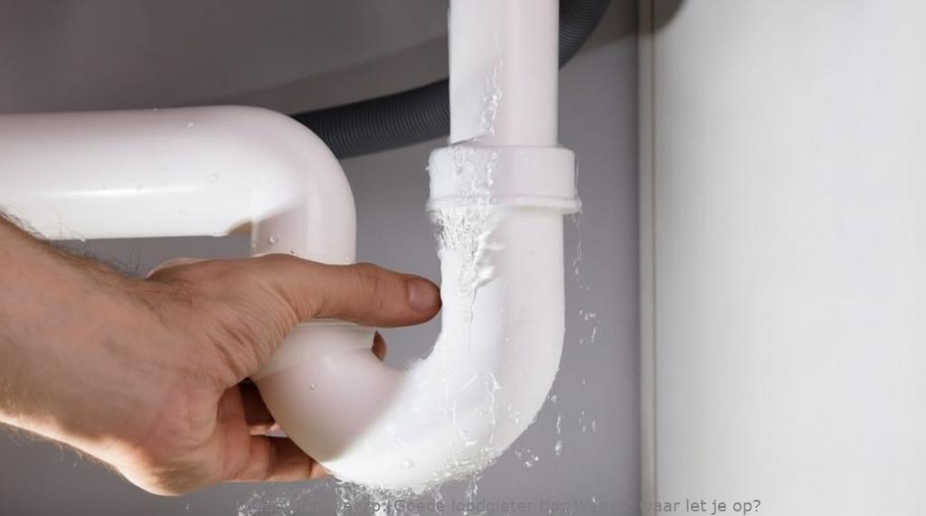 Goede loodgieter tips Weesp: waar let je op?