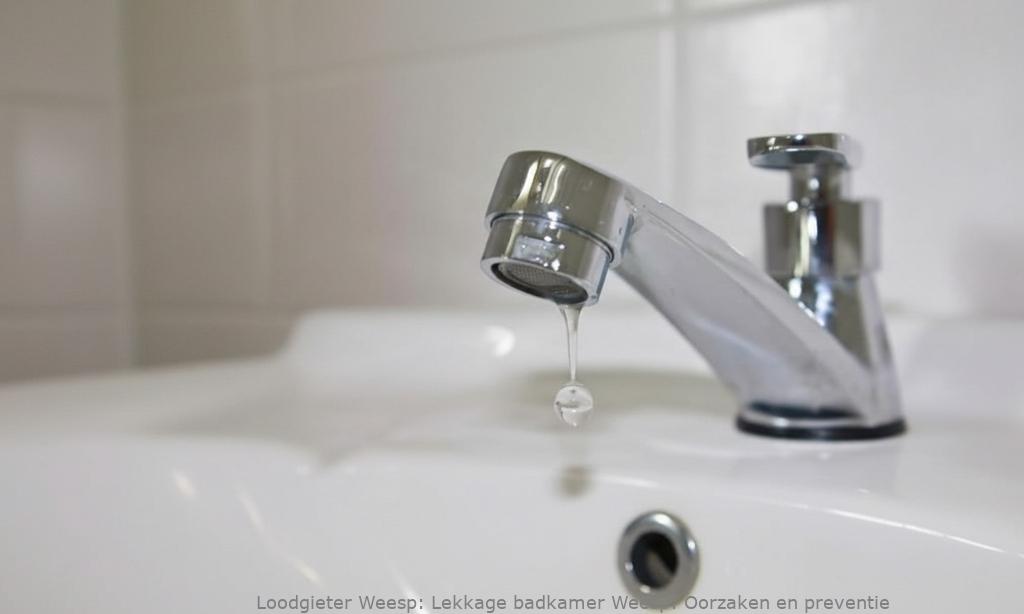 Lekkage badkamer Weesp: Oorzaken en preventie
