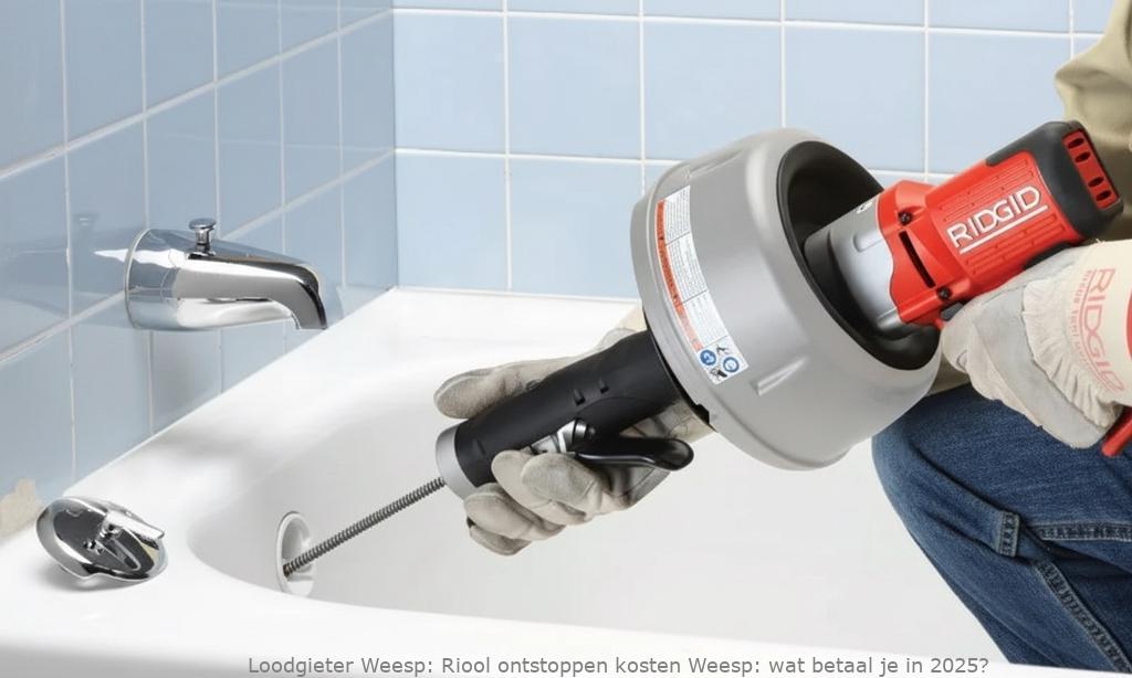 Riool ontstoppen kosten Weesp: wat betaal je in 2025?