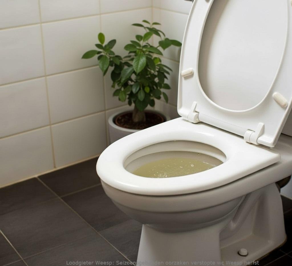 Seizoensgebonden oorzaken verstopte wc Weesp herfst