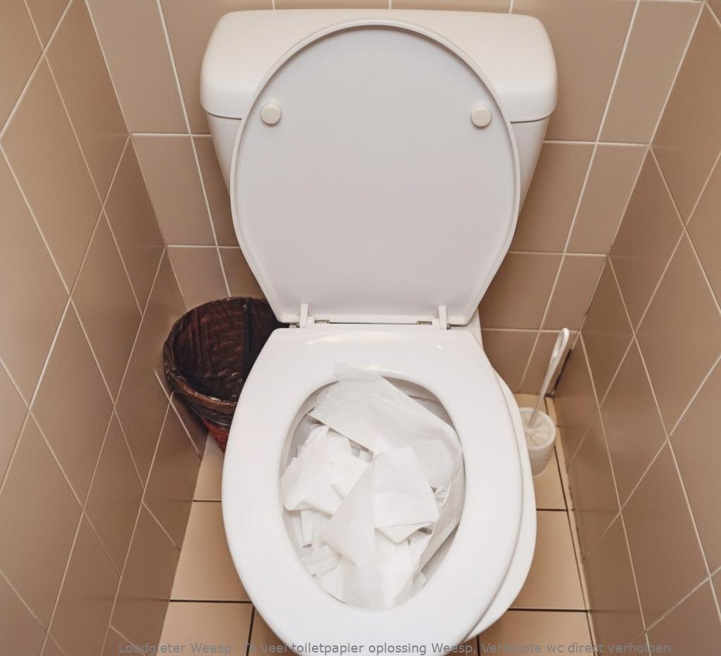 Te veel toiletpapier oplossing Weesp, Verstopte wc direct verholpen