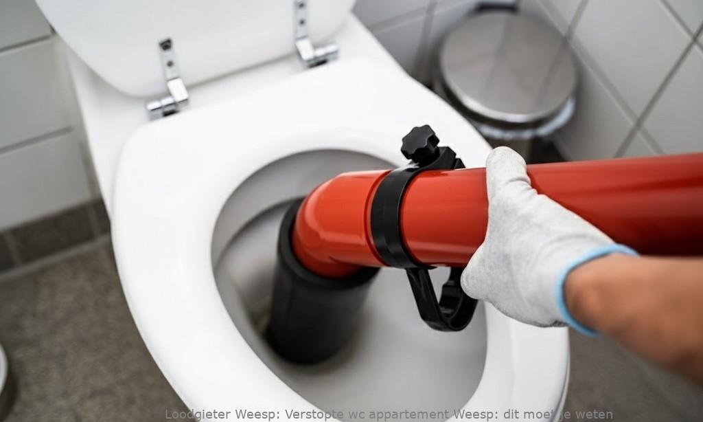 Verstopte wc appartement Weesp: dit moet je weten