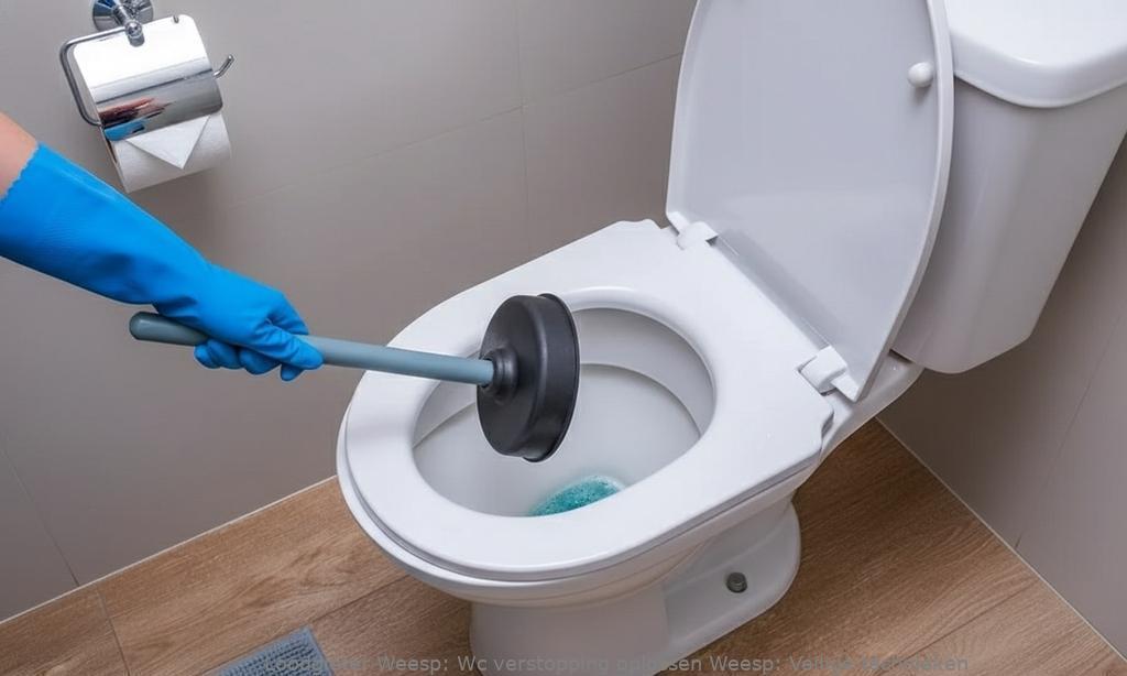 Wc verstopping oplossen Weesp: Veilige technieken